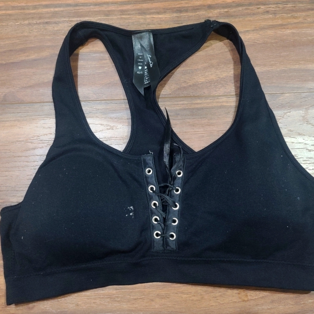 Luna Chix lace up bra top.  Medium,